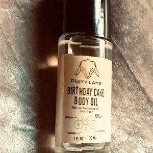 Dirty Lamb Birthday Cake Body Oil Free WP! 1 oz.